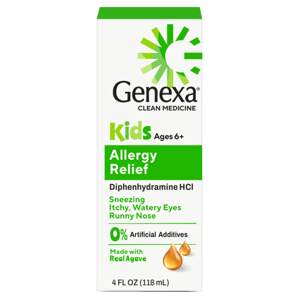 Genexa Kids Allergy Relief, Organic Agave