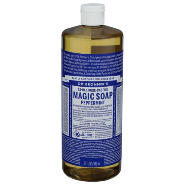 Dr. Bronner's Peppermint Liquid Soap