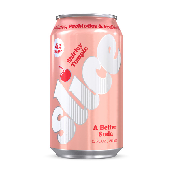 Slice Shirley Temple Soda, 12 fl oz Can Same-Day Delivery or