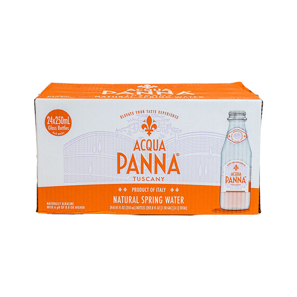 Acqua Panna Mineral Water - 24/250 mL glass bottles