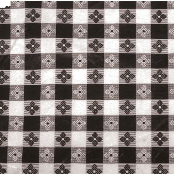 Winco - 52X90 Black Oblong Tablecloth, Vinyl