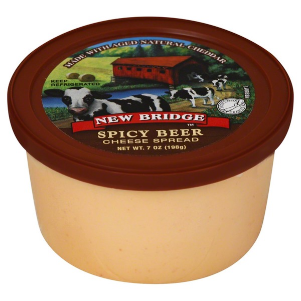 New Bridge Cheese Spread, Spicy Beer (7 oz) Instacart