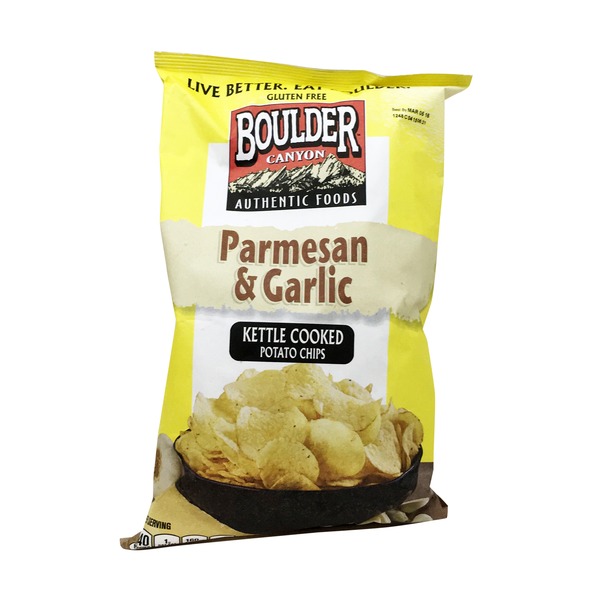 Boulder Canyon Authentic Foods Parmesan & Garlic Kettle Cooked Potato