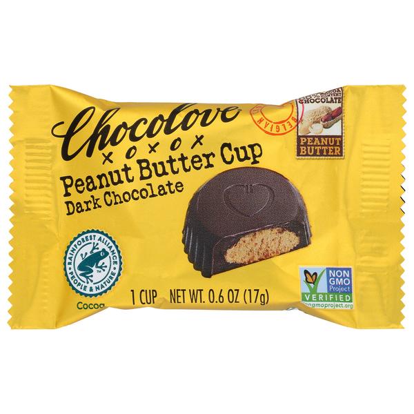 Chocolove 55% Cocoa Dark Chocolate Peanut Butter Cups Same-Day