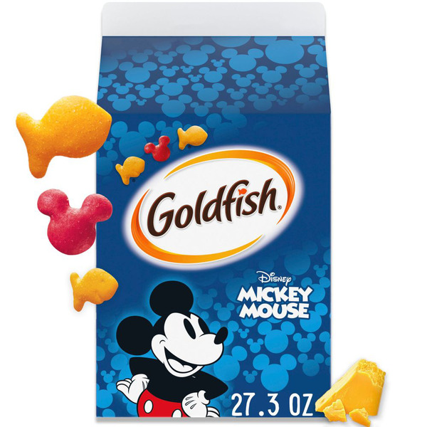 Pepperidge Farm Goldfish Disney Mickey Mouse Cheddar Crackers Same
