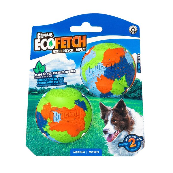 Chuckit! EcoFetch Balls Dog Toy, Medium