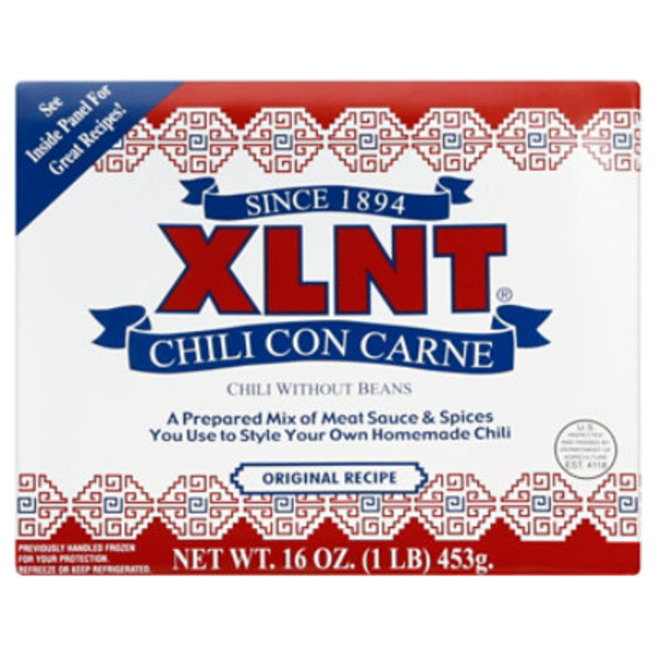XLNT Chili Con Carne, Original Recipe