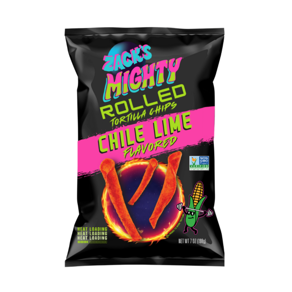 Zack's Mighty Chile Lime Rolled Tortilla Chips Same-Day Delivery