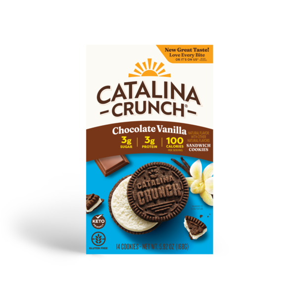 Catalina Crunch Chocolate Vanilla Sandwich Cookies