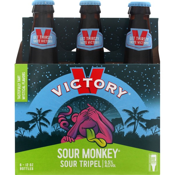 Victory Beer, Sour Monkey, Sour Tripel (12 fl oz) Instacart