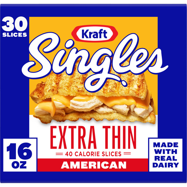 Kraft Extra Thin American Slices