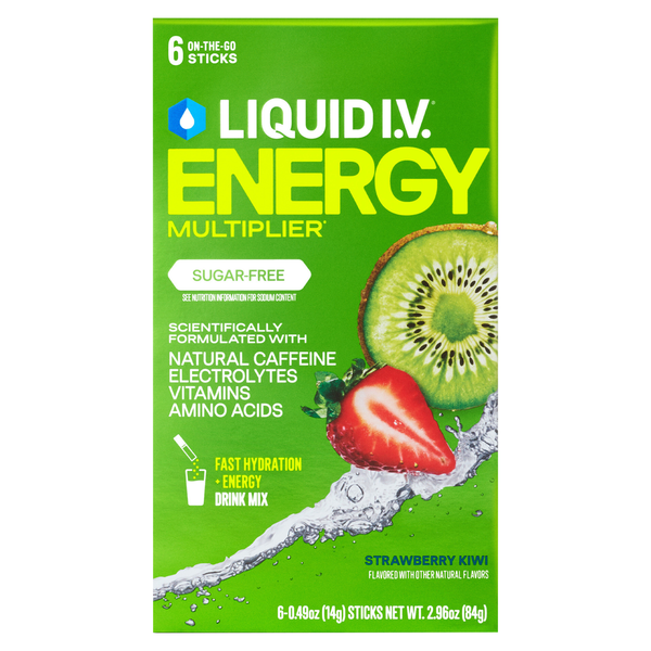 Liquid I.V. Sugar-Free Strawberry Kiwi Drink Mix
