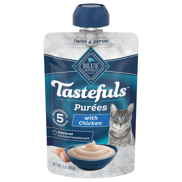 Blue Buffalo Natural Purees Chicken Cat Food Complement