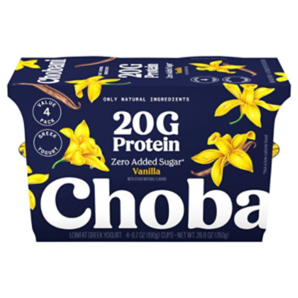 Chobani Lowfat Vanilla Greek Yogurt