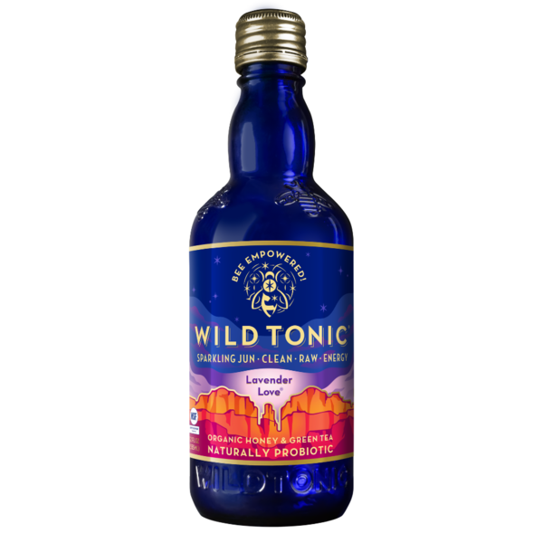 Lavender Love, Sparkling Jun, Probiotic Beverage