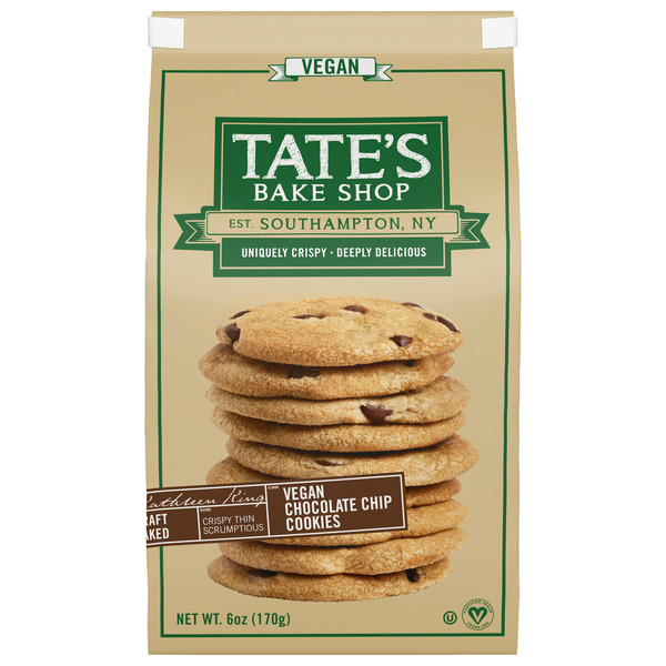 Tate's Bake Shop Chocolate Chip Vegan Cookies Same-Day Delivery or