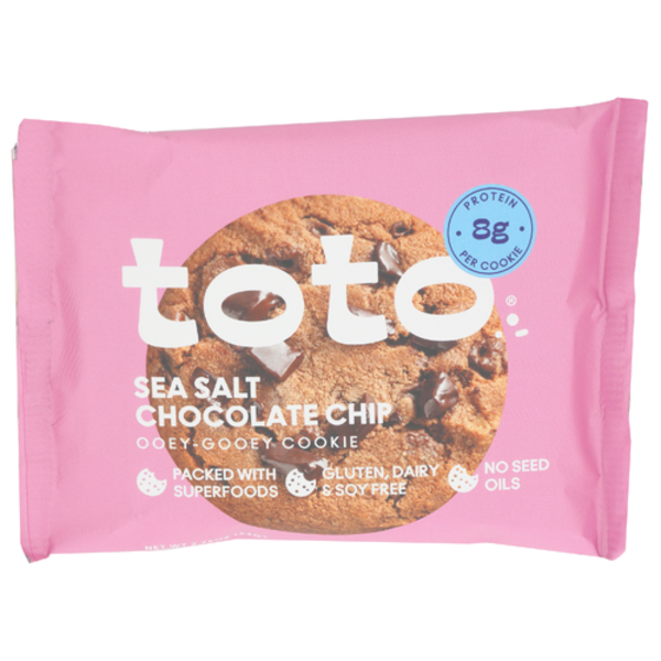 Toto Foods Co Sea Salt Chocolate Chip Seed Oil Free Cookie
