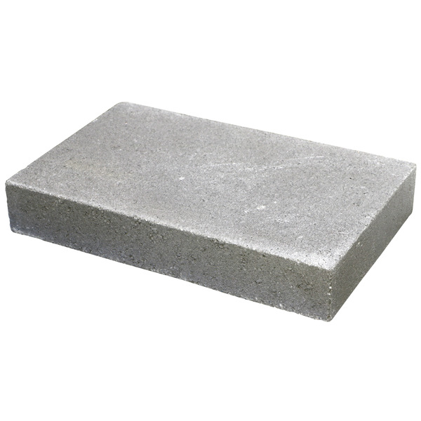 Belgard 2.0-in H x 12.0-in L x 12.0-in D Color Tech Ventura Gray Concrete Retaining wall cap