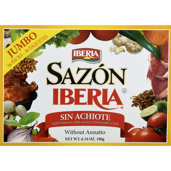 Iberia Sin Achiote, without Annatto, Jumbo, 36 Packs