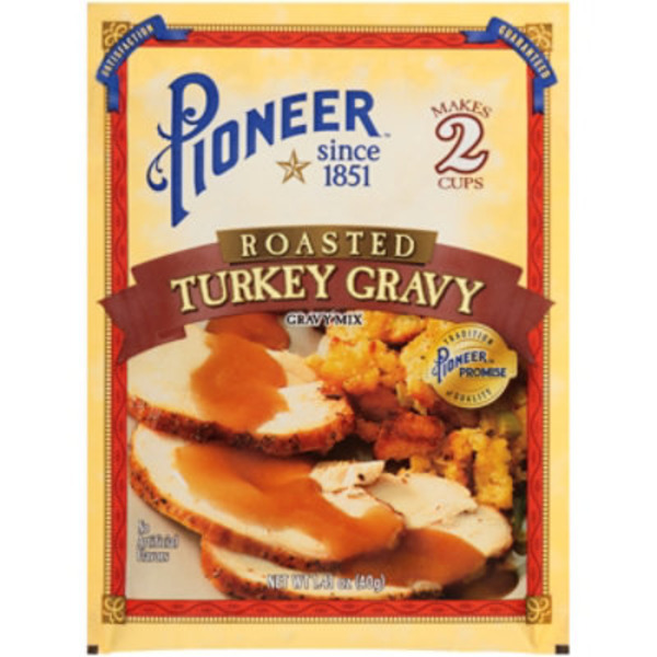 Pioneer Gravy Mix, Turkey Gravy, Roasted