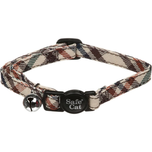 plaid cat collar