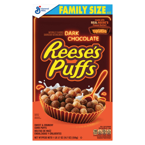 Reese's Puffs Reese's Puffs Dark Chocolate Cereal — product image