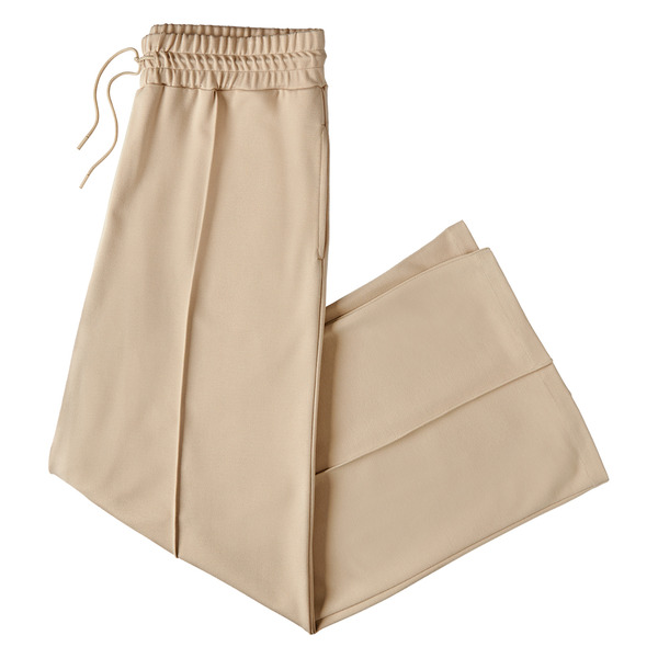 Serra Ladies Wide Leg Ponte Pant Tan M Same-Day Delivery or Pickup
