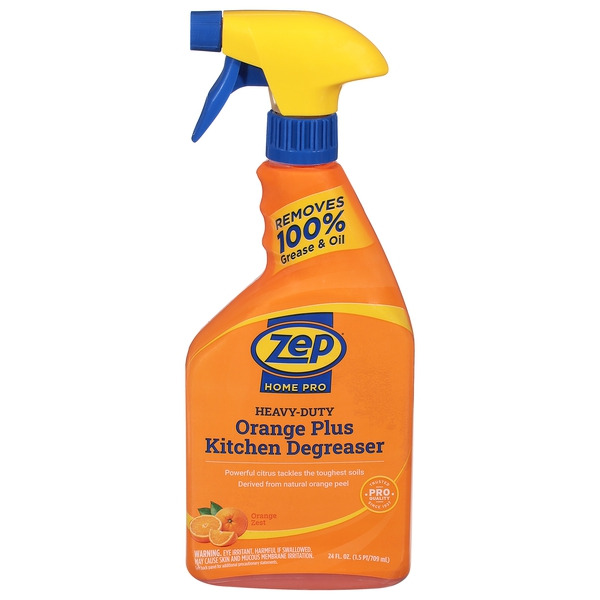 Zep Kitchen Degreaser, Orange Plus, Heavy-Duty, Orange Zest Same