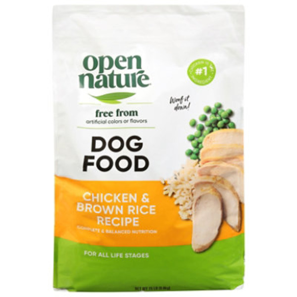 Open Nature Original Chicken & Brown Rice Dog Food