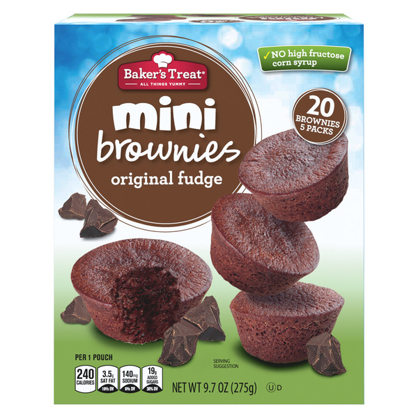 Baker's Treat Mini Brownies