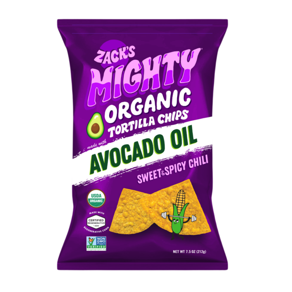 chito スカプラリオ Zack's Mighty Sweet & Spicy Chili Avocado Oil Tortilla Chips Same