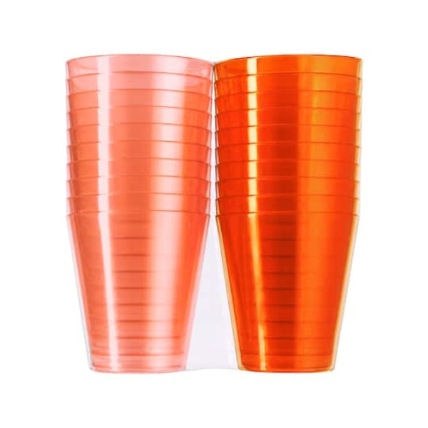 Celebrate It Halloween 2 oz Shot Glasses - Orange & Pink