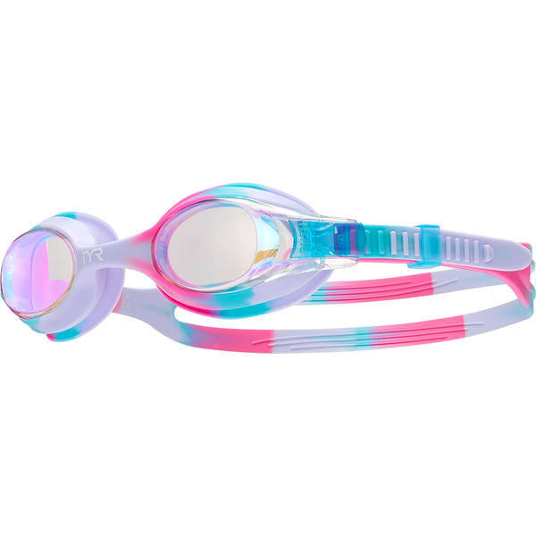 TYR Swimple Tie Dye Goggles - Pink/Blue