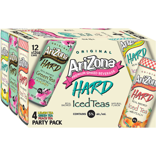 AriZona Lemon Tea/Green Tea/Peach Tea Iced Teas Party Pack Same