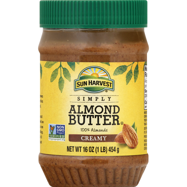 Sun Harvest Almond Butter, Simply, Creamy