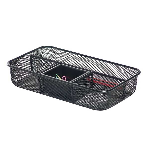 Brenton Studio Black Mesh Small Drawer Organizer
