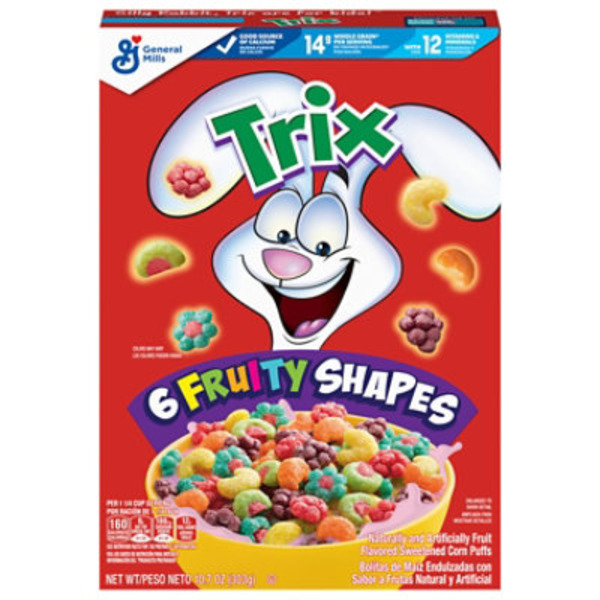 General Mills Trix Fruity Shapes Cereal