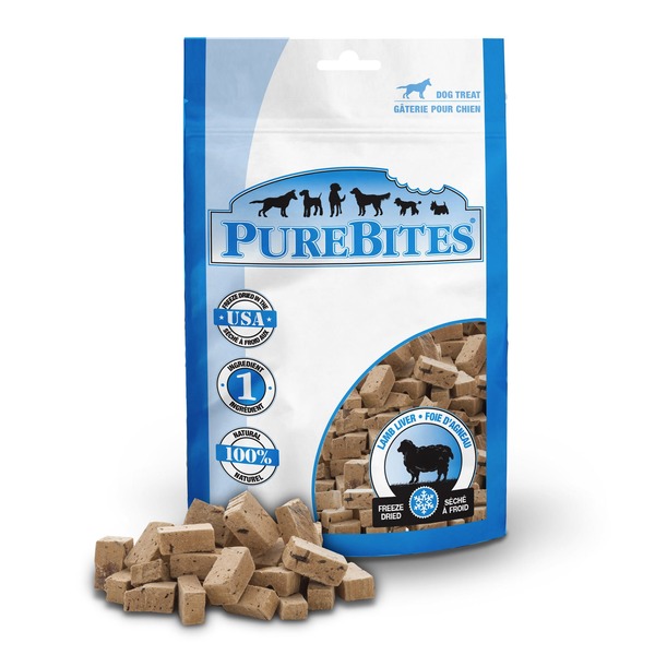 Pure Bites Natural Freeze Dried Lamb Liver Dog Treats (3.35 oz) Instacart