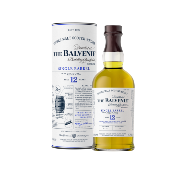 The Balvenie Scotch Whisky, Single Malt, Single Barrel 12