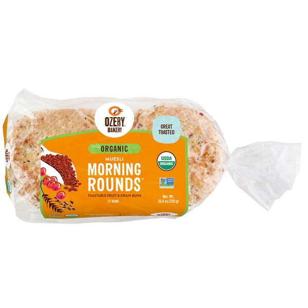 Whole Grain Muesli Snack Rounds Ozery Bakery Organic Morning Rounds Muesli (25.4 oz) from Costco