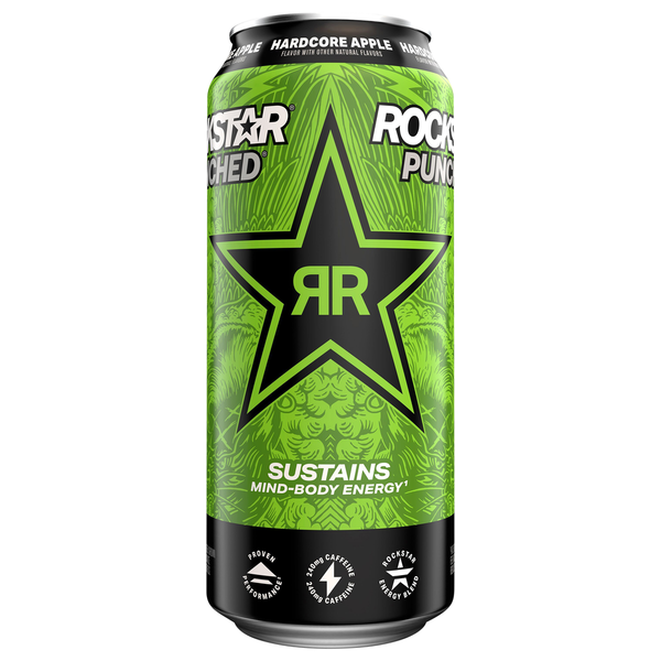 Rockstar Hardcore Apple Energy Drink