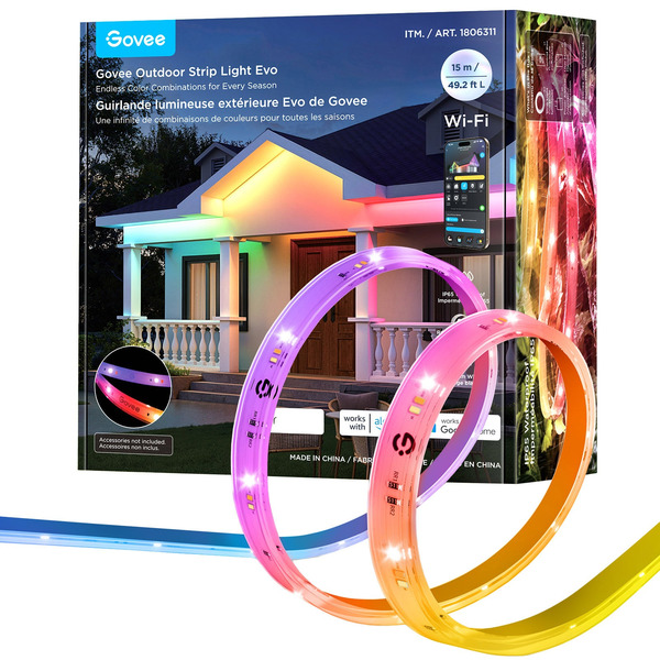 Govee Evo Outdoor Wi-Fi RGBIC LED Strip Light