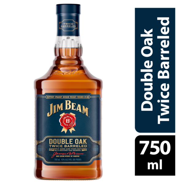 Jim Beam Double Oak Bourbon Whiskey Same-Day Delivery | Binny's