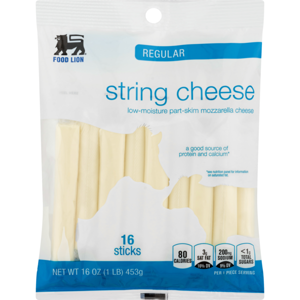 Food Lion extra melt string cheese