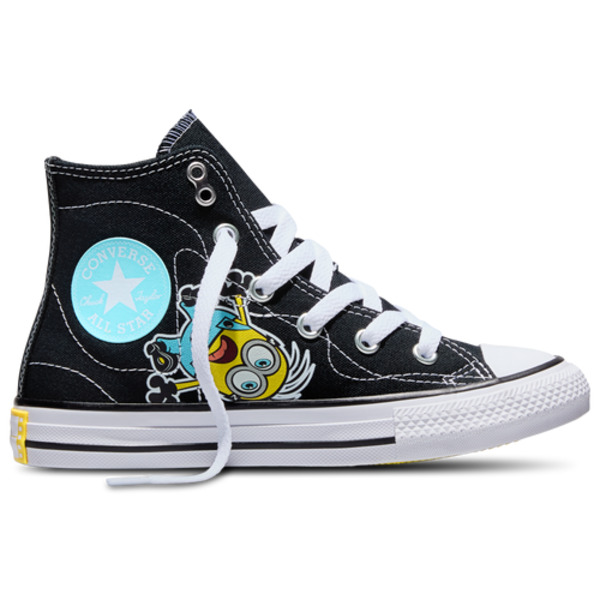 Converse Boys' Preschool Chuck Taylor All Star Minion Shoe, Size 2.5 - Black/Multi/White