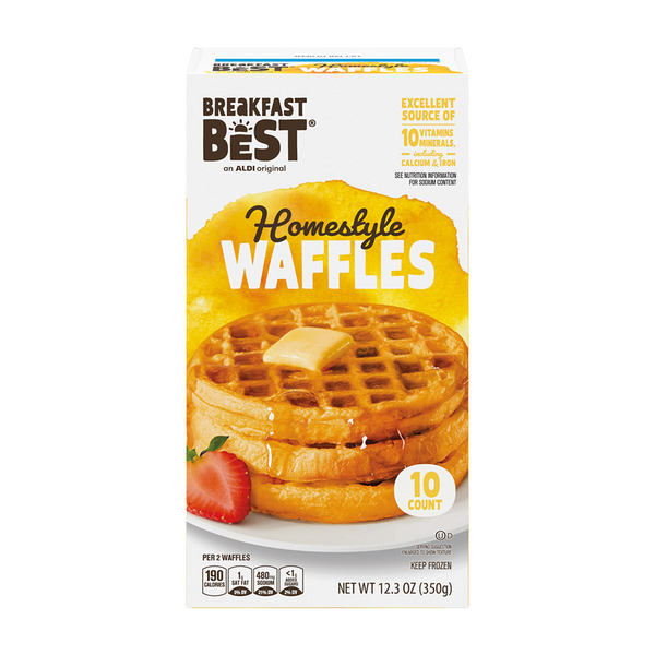Breakfast Best Homestyle Waffles, 10 Count