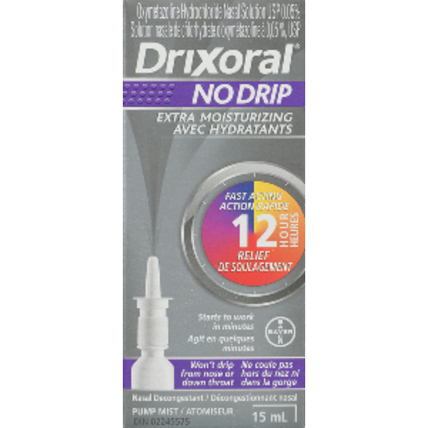No Drip Extra Moisturizing Nasal Decongestant Same-Day Delivery