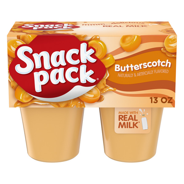 Snack Pack Butterscotch Flavored Pudding
