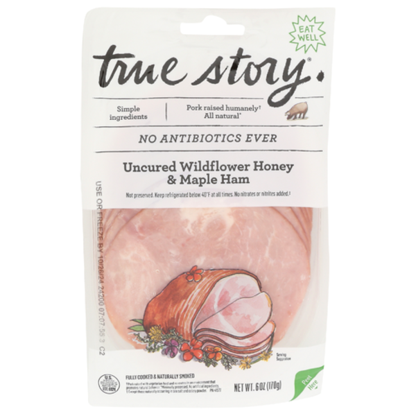 True Story Uncured Wildflower Honey & Maple Ham
