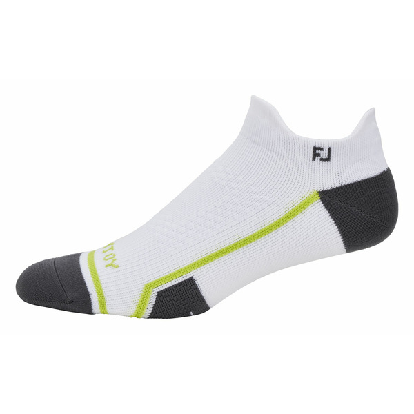 Foot Joy Men's Tech D.R.Y. Roll Tab Golf Socks - White